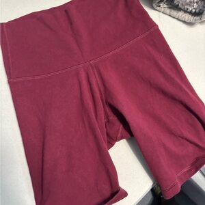 Old Navy Women's Dark Red Bike Shorts